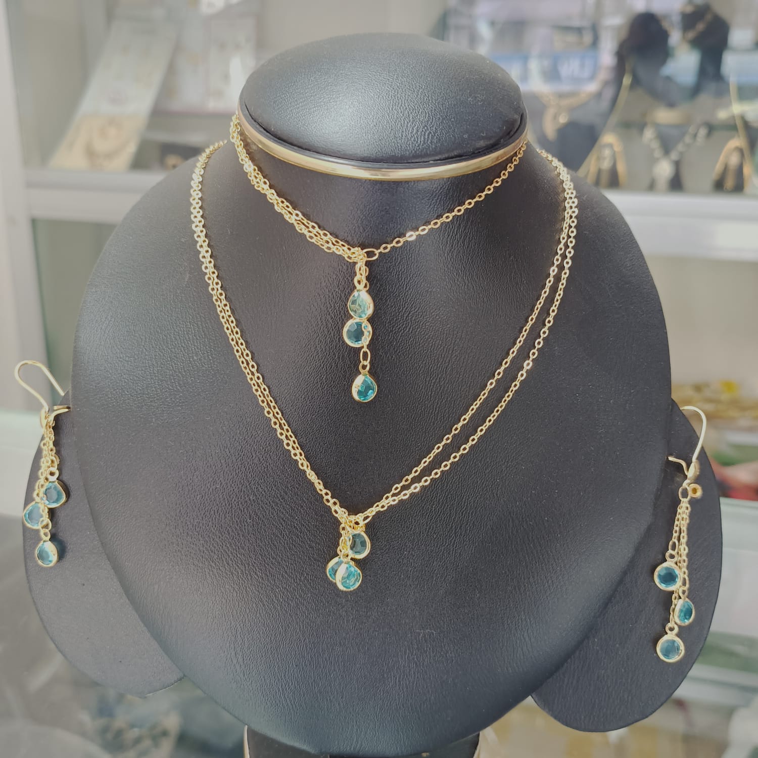 দুবাই থেকে আমদানিকৃত 24 গ্রেডের গোল্ড প্লেট দিয়ে তৈরি জুয়েলারি।