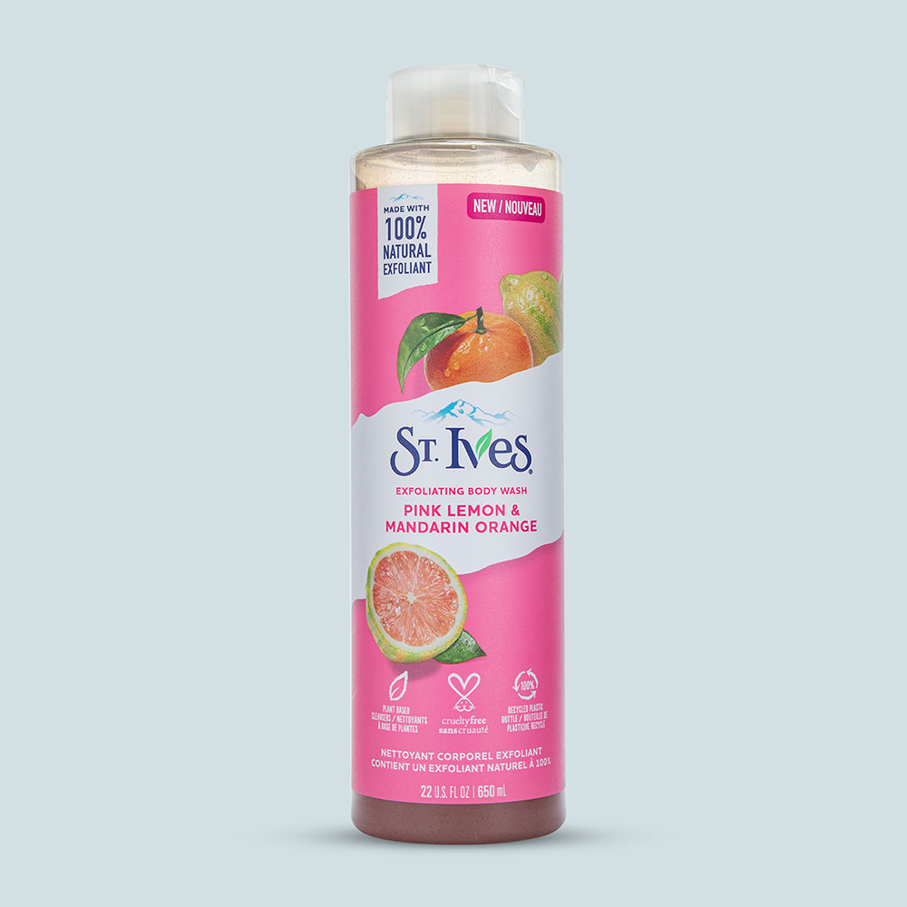 International USA product ST Ives PINK LEMON & MANDARIN ORANGE Shower gel body wash